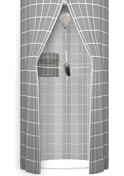 Yuvarlak Banyo Kapağı Ev Banyo Çadırı Yetişkin Bebek Kalın Yalıtım Sıcak Kış Duş Perdesi Su Geçirmez Çadır (Yurt Dışından) fiyatları