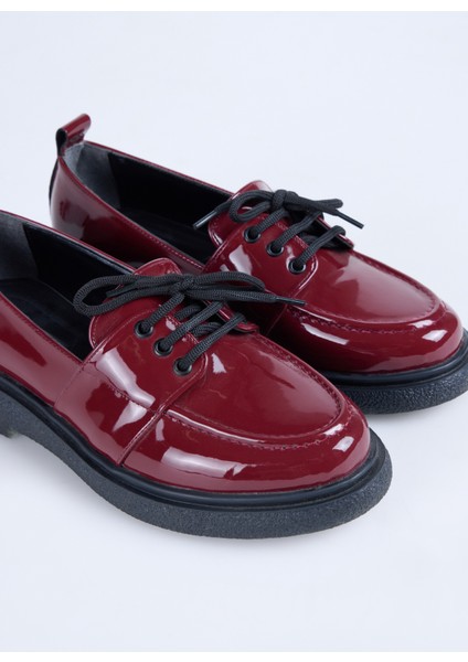Bordo Kadın Loafer Rınad indirimleri