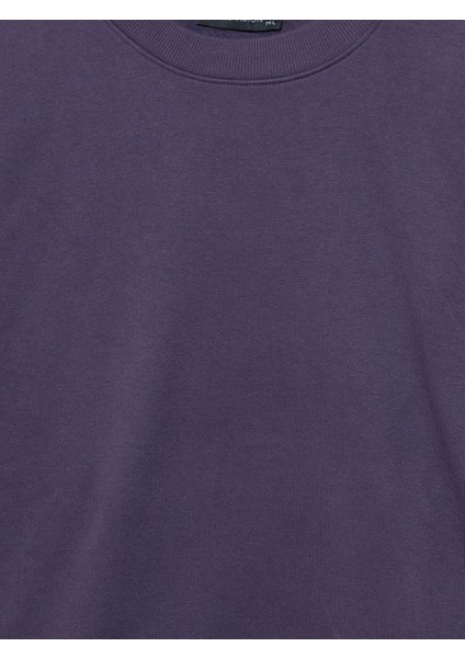 Yeni Sezon Bisiklet Yaka Oversize Kadın Kalın Sweatshirt modelleri