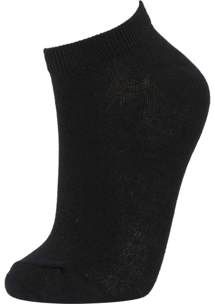 Kadın 3'lü Pamuklu Patik Çorap