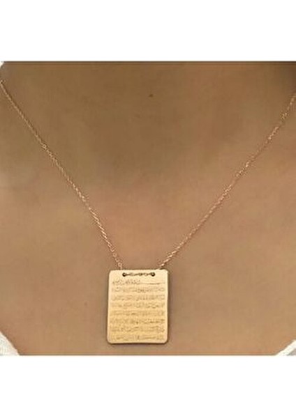 Ayetel Kürsi Nazar Dualı Kalın Plaka Kolye Altın Renkli Tasarım fiyatları