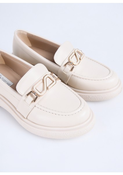 Bej Kadın Loafer Vetal indirimleri