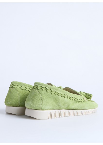 Yeşil Kadın Günlük Ayakkabı Kroy modelleri