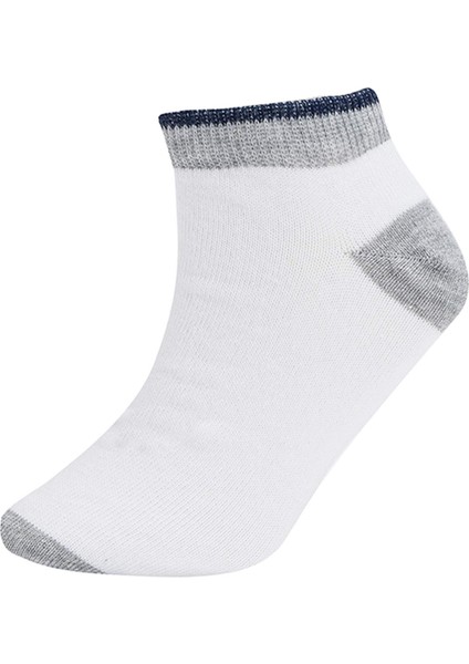 Erkek Çocuk 5'li Pamuklu Çizgili Patik Çorap