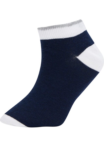 Erkek Çocuk 5'li Pamuklu Çizgili Patik Çorap