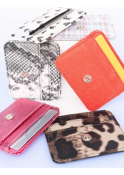 Kadın Suni Deri Croco Kartlık