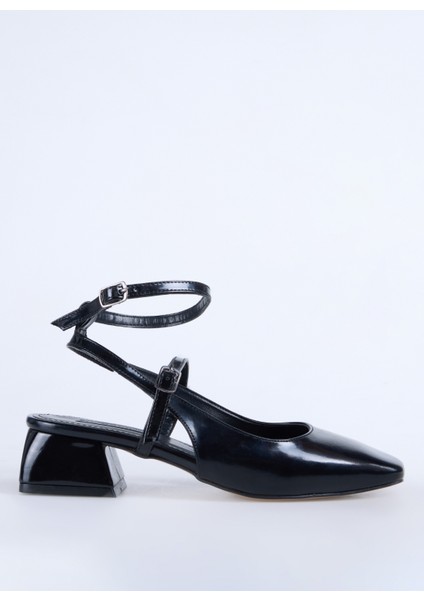 Siyah Kadın Topuklu Ayakkabı Kaır