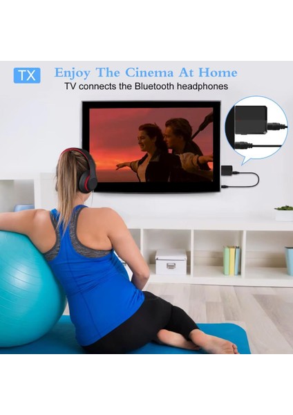 ZF-169PLUS Kablosuz 3in1 Bluetooth 5.0 USB Ses Adaptörü Alıcı-Verici Transmitter-Receiver Araç 3.5mm Aux Stereo Tv Pc Hoparlör Bilgisayar Tablet Kulaklıklar Için