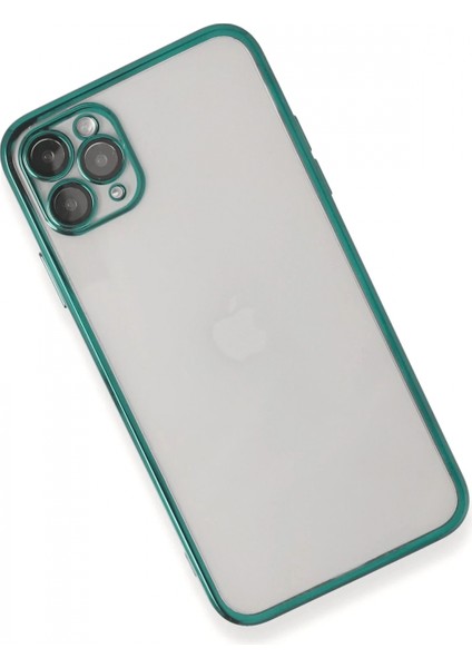 iPhone 11 Pro Kılıf Lensli Silikon - Yeşil fiyatları