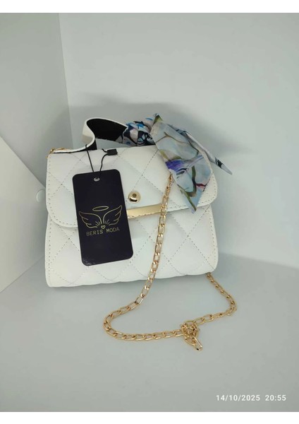 Kadın Fularlı Şık Çanta 15X19CM