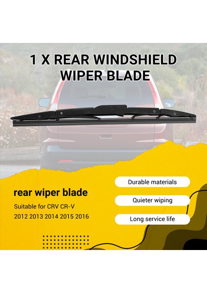 Honda Crv Cr -V 2013 2013 2014 2015 2015 Için Arka Ön Cam Silecek Bıçağı - 13INCH 330MM (Yurt Dışından) fırsatları