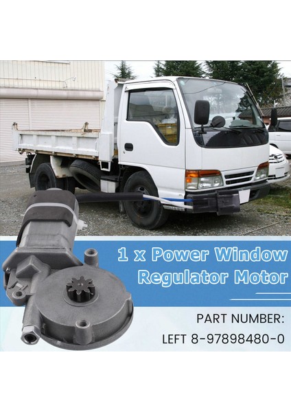 Isuzu Nkr Npr Nqr 2003 Için Ön Elektrikli Pencere Regülatörü Motor Pencere Kaldırma Motoru 8-97898480-0 (Yurt Dışından) fırsatları