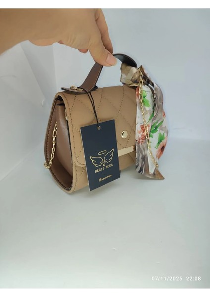 Kadın Fularlı Şık Çanta 15X19CM fiyatları