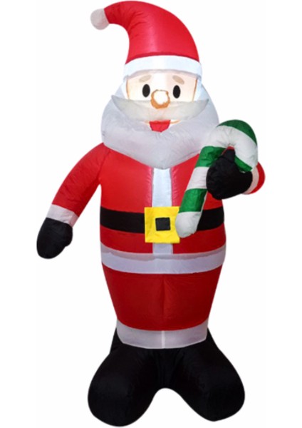 Yılbaşı Baston Şekerli Noel Baba Işıklı Şişme Dekor 120 cm fiyatları