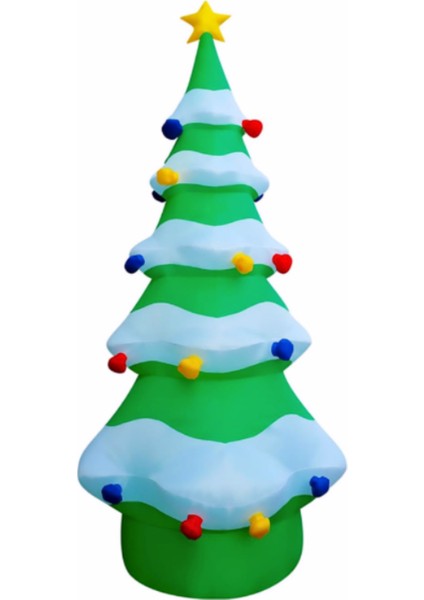 Yılbaşı Çam Ağacı Işıklı Şişme Dekor 300 cm fiyatları