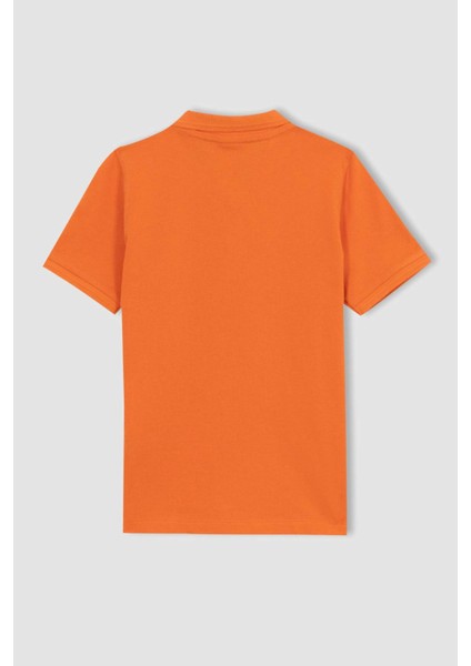 Erkek Çocuk Pike Kısa Kollu Basic Polo Tişört K1689A623SM