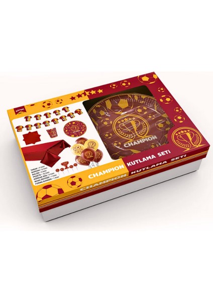 Galatasaray Takım Taraftar Bardak, Tabak Balon Masa Örtüsü Kutlama Seti fiyatları