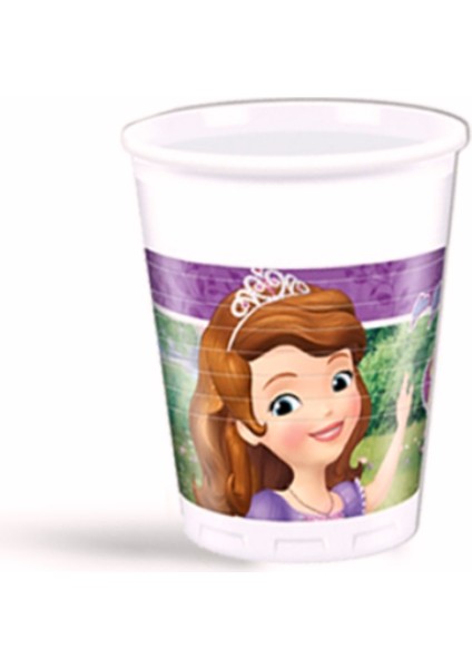 Doğum Günü Partisi Sofia Bardak Tabak ve Flama Seti modelleri