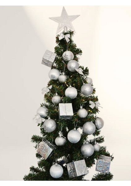 Nessiworld Yılbaşı Ağaç Süsleme Seti Gümüş 29 Parça