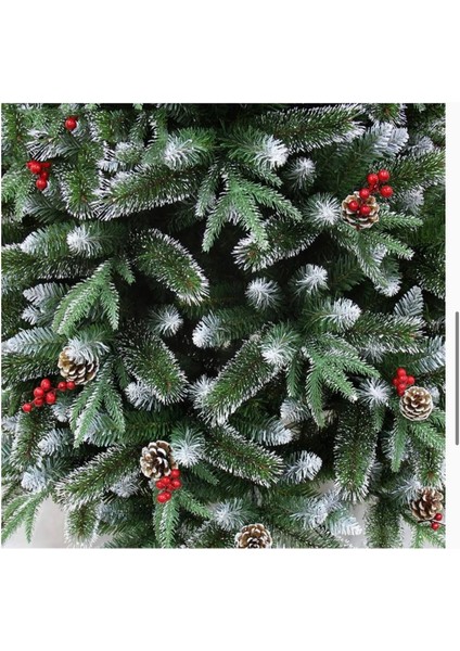 Ithal Yılbaşı Çam Ağacı Kendinden Karlı Kokinalı Kozalaklı 150CM Yoğun Dallı Yılbaşı Ağacı modelleri