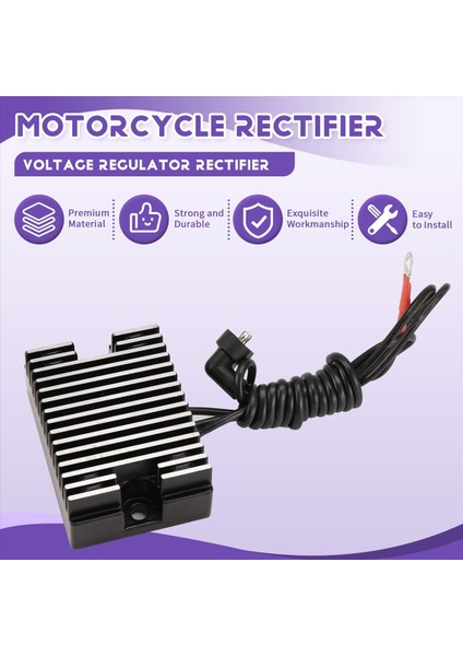 Harley-Davidson Fxst Softail Fxsts Springer 1340CC Wild Glide 1340CC Super Için Motosiklet Voltaj Regülatör Doğrultucu (Yurt Dışından) fırsatları