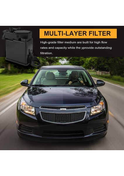 Araba Yakıt Deposu Karbon Filtre Motoru Yakıt Buharı Kanisti Chevrolet Chevy Cruze Için 2011-2015 13405525 (Yurt Dışından) modelleri