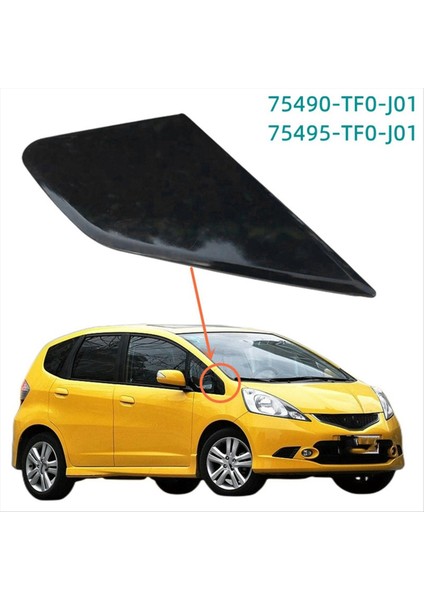 Araba Dış Ön Kapı Yan Garnitif Kapak Paneli Pencere Cam Plaka Döşeme Kapağı Için Honda Fit Hatchback 2009-2013 (Yurt Dışından) indirimleri