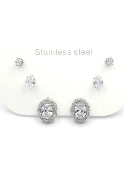 Çoklu Taşlı Küpe - Gümüş fiyatları