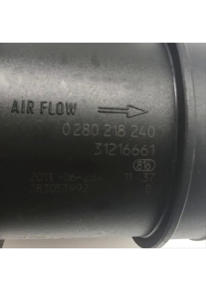 31216661 Araba Kütle Hava Akış Filtreleri Hava Filtreleri Akış Ölçer Maf Sensörü Volvo S60 S80 0280218240 (Yurt Dışından) modelleri
