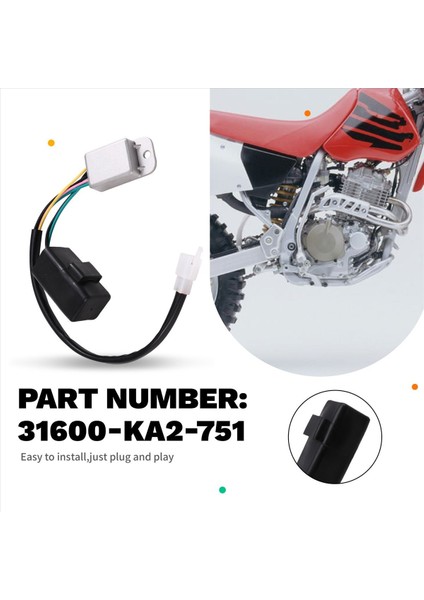 Honda XR200R XR250R XR400R XR600R XR650R 31600-KA2-751 31600-KA2-752 Için Motosiklet Regülatör Doğrultucu (Yurt Dışından) indirimleri