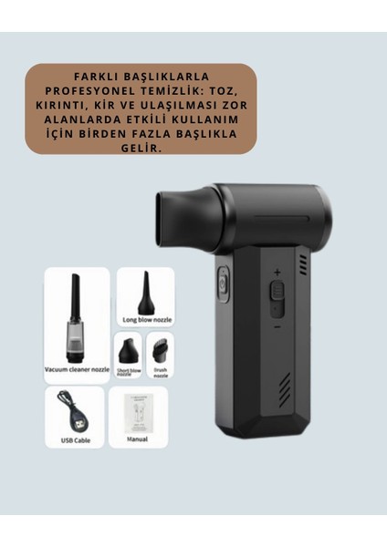 Araç Içi ve Ev Için Güçlü Ha Üfleyici Toz Temizleme Makinesi fırsatları