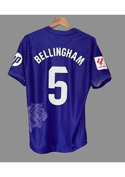 Jude Bellingham 2023-24 Sezon Real Madrid Mor Güllü Özel Tasarımlı Yetişkin Forması