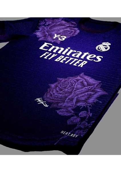 Jude Bellingham 2023-24 Sezon Real Madrid Mor Güllü Özel Tasarımlı Yetişkin Forması modelleri