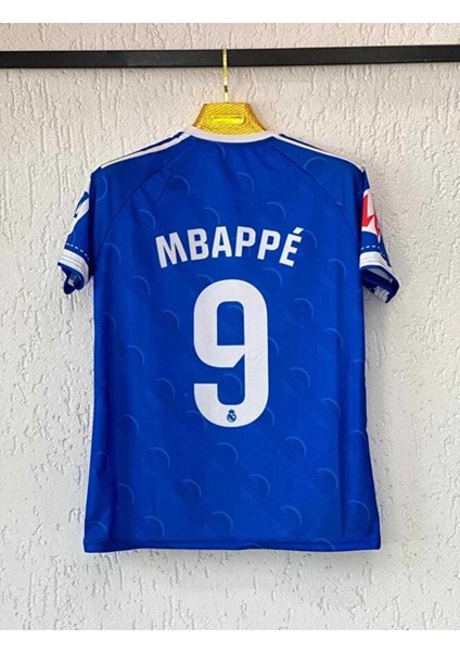 Real Madrid 2025/26 Yeni Sezon Kylian Mbappe Deplasman Forması (Mavi) modelleri