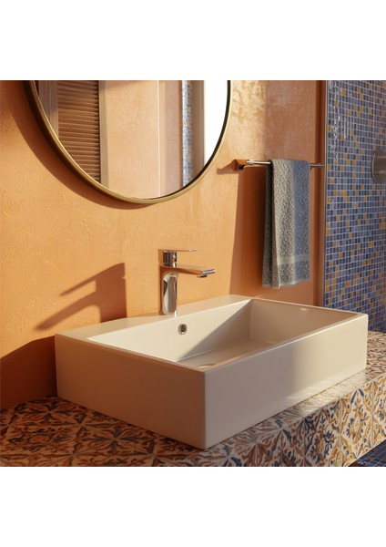 Banora Rauline, Krom Lavabo Bataryası, Paslanmaz Pirinç Gövde, Su Tasarruflu Perlatörlü Musluk fiyatları