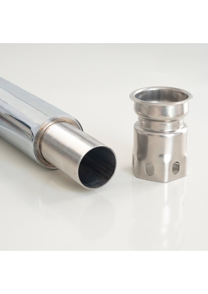 Banora Rauline, Krom Lavabo Bataryası, Paslanmaz Pirinç Gövde, Su Tasarruflu Perlatörlü Musluk