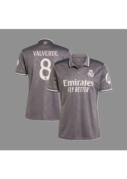 Federico Valverde 2024-25 Yeni Sezonu Real Madrid Alternatif Yetişkin Forması (Third) fiyatları