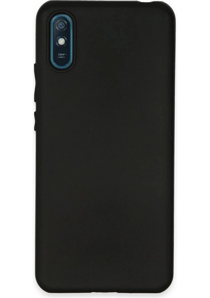 Xiaomi Redmi 9A Kılıf First Silikon - Siyah