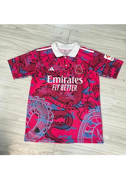 Real Madrid Isimsiz Yakalı Pembe Dragon Forması