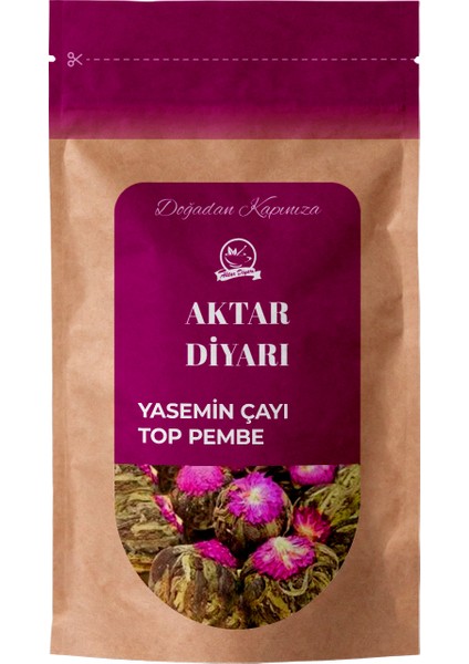 Yasemin Çayı Top Pembe 100 gr