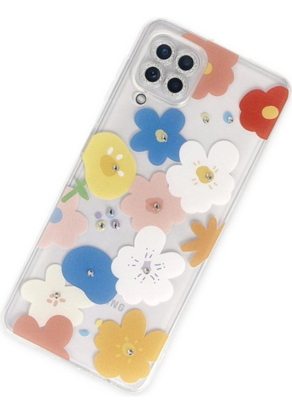 Samsung Galaxy A22 Kılıf Lucky Silikon - Lucky 8 - A6193-6739 modelleri