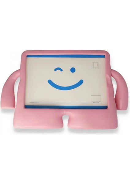 iPad Pro 11 (2021) Kılıf Karakter Tablet Silikon - Açık Pembe