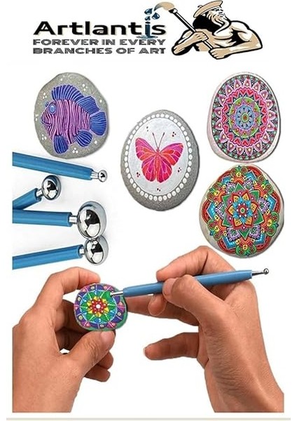 Uçlu Seramik ve Kil Modelleme Seti 4 Lü 1 Paket Polimer Kil Şekillendirme Çömlek Oyma Çiçek Marzipan Mandala Top Ütü fırsatları