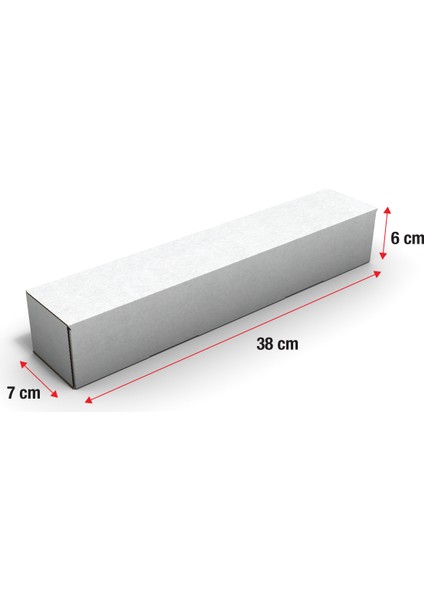 Ondüle 38X7X6 cm Testliner E-Ticaret Kargo Gönderi Kutusu fiyatları