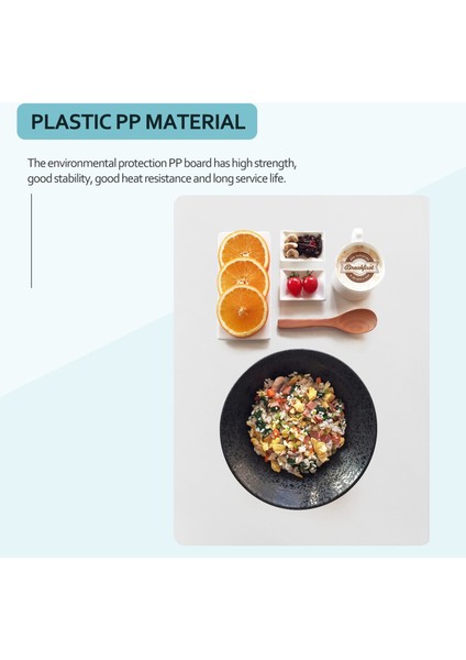 Isıya Dayanıklı Kaymaz Mutfak Placemat Tablosu Için Şeffaf Placemat Yıkanabilir Placemat (8 Adet) (Yurt Dışından) fiyatları