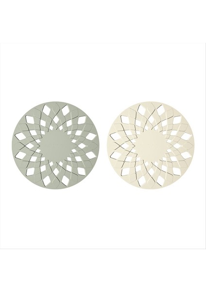 Isı Yalıtım Silikon Mat Sıcaklık Dirençli Kum Pot Mat Içi Boş Antisaling Tablo Placemat E (Yurt Dışından)