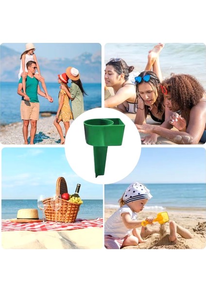 Plaj Fincan Sahipleri Yeniden Kullanılabilir Plaj Içecek Sahipleri Istikrarlı Plaj Kum Bardak Altlıkları Içecek Bardak Tutucular Plaj Fincan Tutucuları Mavi (Yurt Dışından) indirimleri