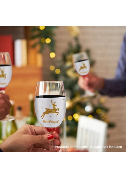 24PCS Süblimasyon Boşluklar Şarap Cam Kılı (Yurt Dışından) fiyatları