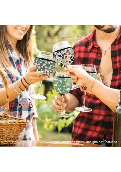 24PCS Süblimasyon Boşluklar Şarap Cam Kılı (Yurt Dışından) fırsatları