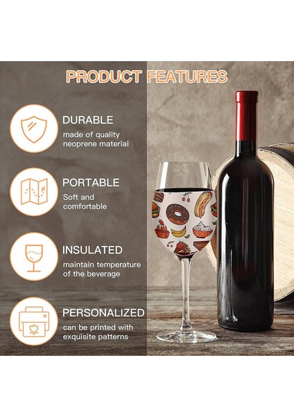 24PCS Süblimasyon Boşluklar Şarap Cam Kılı (Yurt Dışından) indirimleri